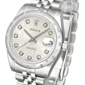 Rolex Damklocka 178344-0059 Datejust Lady Silverfärgad/Stål Ø31 mm