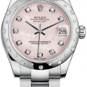 Rolex Damklocka 178344-0070 Datejust 31 Rosa/Stål Ø31 mm