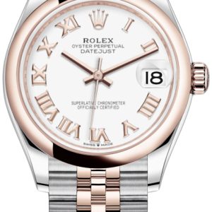 Rolex Damklocka 278241-0002 Datejust 31 Vit/18 karat roséguld Ø31 mm