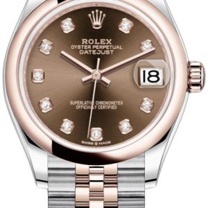 Rolex Damklocka 278241-0028 Datejust 31 Brun/18 karat roséguld Ø31