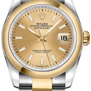 Rolex Damklocka 278243-0013 Datejust 31 Gulguldstonad/18 karat gult