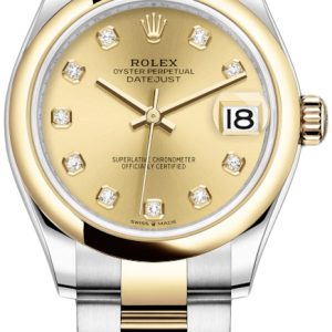 Rolex Damklocka 278243-0025 Datejust 31 Gulguldstonad/18 karat gult