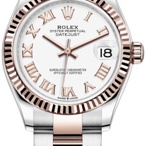 Rolex Damklocka 278271-0001 Datejust 31 Vit/18 karat roséguld Ø31 mm