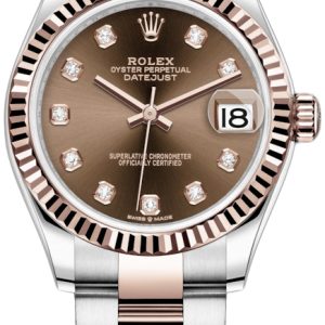 Rolex Damklocka 278271-0027 Datejust 31 Brun/18 karat roséguld Ø31