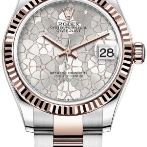 Rolex Damklocka 278271-0031 Datejust 31 Silverfärgad/18 karat