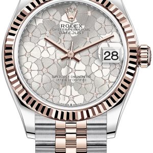 Rolex Damklocka 278271-0032 Datejust 31 Silverfärgad/18 karat