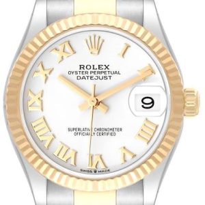 Rolex Damklocka 278273-0001 Datejust 31 Vit/18 karat gult guld Ø31 mm