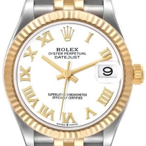 Rolex Damklocka 278273-0002 Datejust 31 Vit/18 karat gult guld Ø31 mm