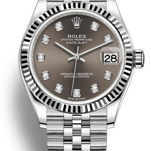 Rolex Damklocka 278274-0008 Datejust 31 Grå/Stål Ø31 mm