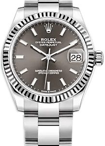 Rolex Damklocka 278274-0015 Datejust 31 Grå/Stål Ø31 mm