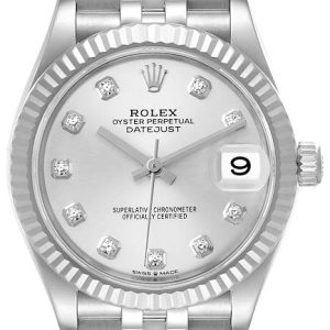 Rolex Damklocka 278274-0030 Datejust 31 Silverfärgad/Stål Ø31 mm