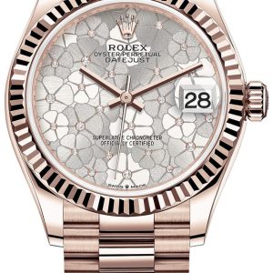 Rolex Damklocka 278275-0045 Datejust 31 Silverfärgad/18 karat