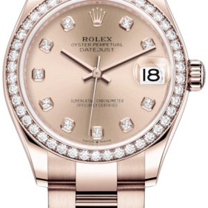 Rolex Damklocka 278285RBR-0024 Datejust 31 Roséguldstonad/18 karat