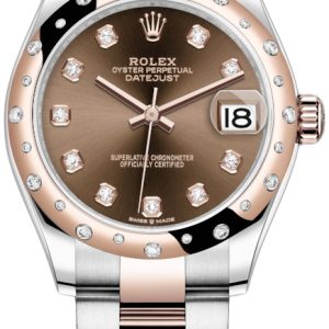 Rolex Damklocka 278341RBR-0027 Datejust 31 Brun/18 karat roséguld