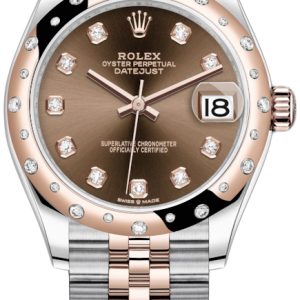 Rolex Damklocka 278341RBR-0028 Datejust 31 Brun/18 karat roséguld