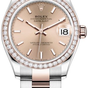 Rolex Damklocka 278381RBR-0009 Datejust 31 Roséguldstonad/18 karat