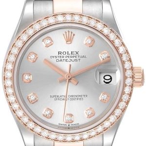 Rolex Damklocka 278381RBR-0015 Datejust 31 Silverfärgad/18 karat