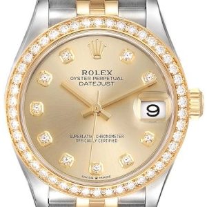 Rolex Damklocka 278383RBR-0026 Datejust 31 Gulguldstonad/18 karat