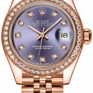 Rolex Damklocka 279135RBR-0011 Lady-Datejust 28 Lila/18 karat