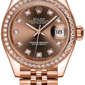 Rolex Damklocka 279135RBR-0018 Lady-Datejust 28 Brun/18 karat