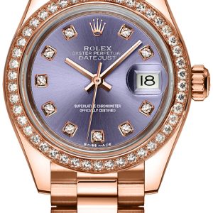 Rolex Damklocka 279135RBR-0020 Lady-Datejust 28 Lila/18 karat