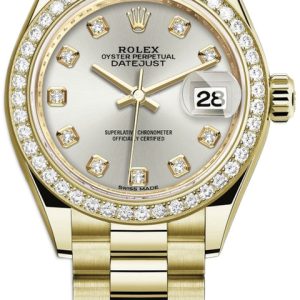 Rolex Damklocka 279138RBR-0019 Lady-Datejust 28 Silverfärgad/18