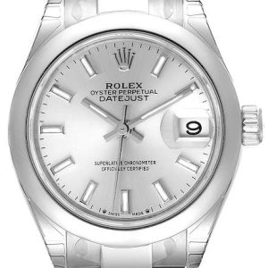 Rolex Damklocka 279160-0006 Lady-Datejust 28 Silverfärgad/Stål Ø28