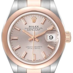 Rolex Damklocka 279161-0002 Lady-Datejust 28 Rosa/18 karat roséguld