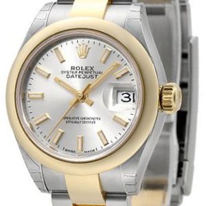 Rolex Damklocka 279161-0020 Lady-Datejust 28 Silverfärgad/18 karat