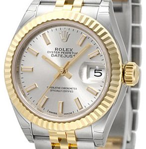 Rolex Damklocka 279173-0019 Lady-Datejust 28 Silverfärgad/18 karat