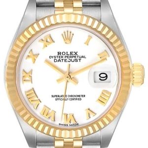 Rolex Damklocka 279173-0023 Lady-Datejust 28 Vit/18 karat gult guld