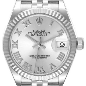 Rolex Damklocka 279174-0007 Lady-Datejust 28 Silverfärgad/Stål Ø28