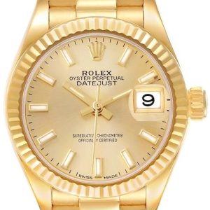 Rolex Damklocka 279178-0001 Lady-Datejust 28 Gulguldstonad/18 karat