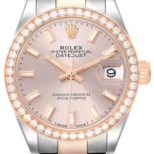 Rolex Damklocka 279381RBR-0002 Lady-Datejust 28 Roséguldstonad/18