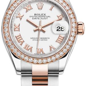 Rolex Damklocka 279381RBR-0022 Lady-Datejust 28 Vit/18 karat