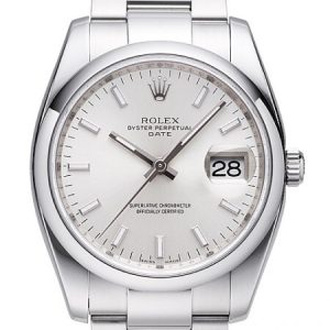 Rolex Herrklocka 115200-0006 Perpetual Date Silverfärgad/Stål Ø34