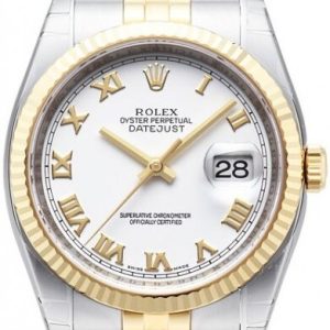 Rolex Herrklocka 116233-0149 Datejust Two Tone Vit/18 karat gult guld