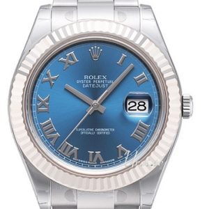 Rolex Herrklocka 116334/4 Datejust II Blå/Stål Ø41 mm