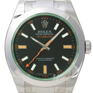 Rolex Herrklocka 116400GV-0001 Milgauss Svart/Stål Ø40 mm