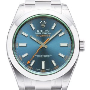 Rolex Herrklocka 116400GV-0002 Milgauss Blå/Stål Ø40 mm