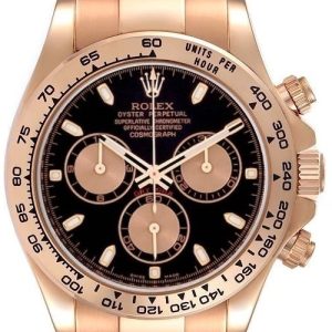 Rolex Herrklocka 116505-0008 Cosmograph Daytona Svart/18 karat