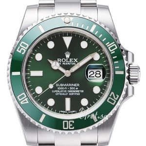 Rolex Herrklocka 116610LV-0002 Submariner Hulk Grön/Stål Ø40 mm