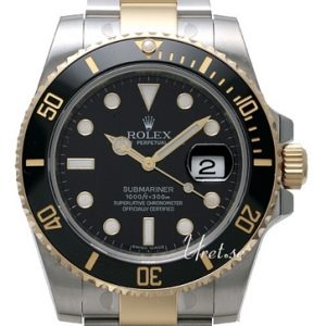 Rolex Herrklocka 116613LN-0001 Submariner Svart/Stål Ø40 mm