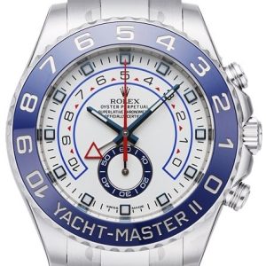 Rolex Herrklocka 116680-0002 Yacht-Master II Vit/Stål Ø44 mm