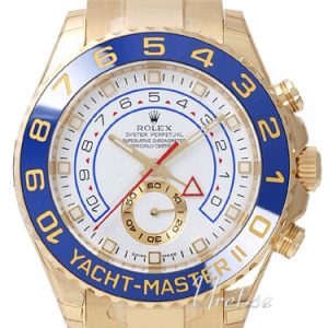 Rolex Herrklocka 116688-0002 Yacht-Master Vit/18 karat gult guld Ø44