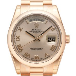 Rolex Herrklocka 118205F-0013 Day-Date 36 Champagnefärgad/18 karat