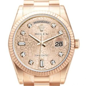 Rolex Herrklocka 118235F-0006 Day-Date Roséguldstonad/18 karat