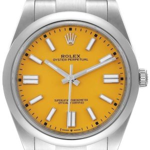 Rolex Herrklocka 124300-0004 Oyster Perpetual 41 Gul/Stål Ø41 mm