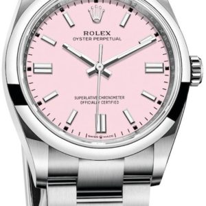 Rolex Herrklocka 126000-0008 Oyster Perpetual 36 Rosa/Stål Ø36 mm