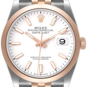 Rolex Herrklocka 126201-0017 Vit/Stål Ø36 mm